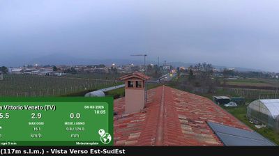 immagine della webcam nei dintorni di Alpe Nevegal: webcam Vittorio Veneto