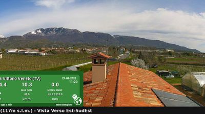 immagine della webcam nei dintorni di San Pietro di Feletto: webcam Vittorio Veneto