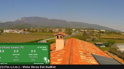 immagine della webcam nei dintorni di Revine Lago: webcam Vittorio Veneto