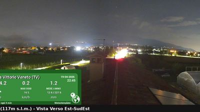 immagine della webcam nei dintorni di Alpe Nevegal: webcam Vittorio Veneto