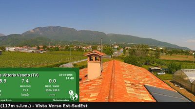 immagine della webcam nei dintorni di Ponte nelle Alpi: webcam Vittorio Veneto