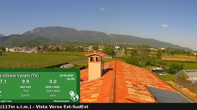 immagine della webcam nei dintorni di Ponte nelle Alpi: webcam Vittorio Veneto