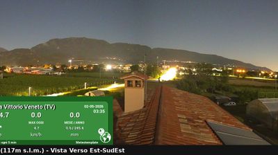 immagine della webcam nei dintorni di Santa Lucia di Piave: webcam Vittorio Veneto