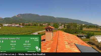 immagine della webcam nei dintorni di Pian del Cansiglio: webcam Vittorio Veneto
