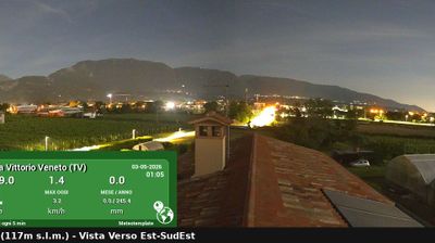 immagine della webcam nei dintorni di Pian del Cansiglio: webcam Vittorio Veneto
