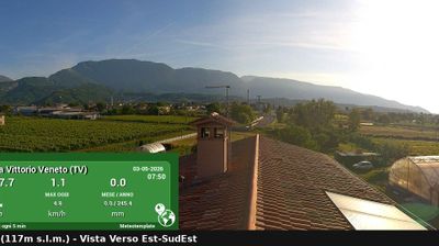 immagine della webcam nei dintorni di Pieve di Soligo: webcam Vittorio Veneto