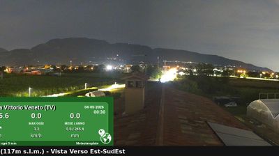 immagine della webcam nei dintorni di Santa Lucia di Piave: webcam Vittorio Veneto