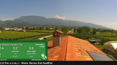 immagine della webcam nei dintorni di Nevegal: webcam Vittorio Veneto