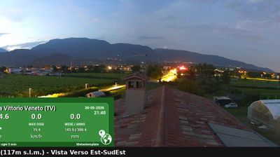 immagine della webcam nei dintorni di Nevegal: webcam Vittorio Veneto