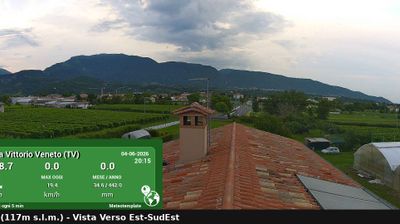 immagine della webcam nei dintorni di Alpe Nevegal: webcam Vittorio Veneto