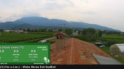 immagine della webcam nei dintorni di Nevegal: webcam Vittorio Veneto
