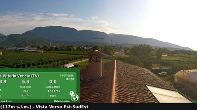 immagine della webcam nei dintorni di Nevegal: webcam Vittorio Veneto