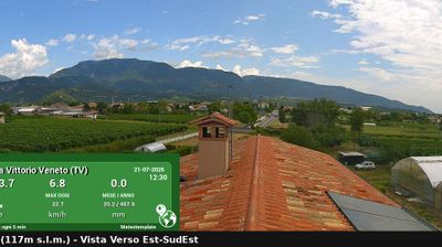 immagine della webcam nei dintorni di Nevegal: webcam Vittorio Veneto
