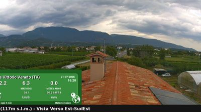 immagine della webcam nei dintorni di Combai: webcam Vittorio Veneto