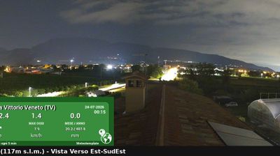 immagine della webcam nei dintorni di Alpe Nevegal: webcam Vittorio Veneto