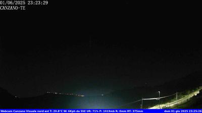 immagine della webcam nei dintorni di Teramo: webcam Canzano