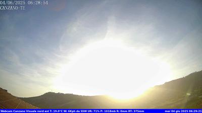 immagine della webcam nei dintorni di Isola del Gran Sasso d'Italia: webcam Canzano