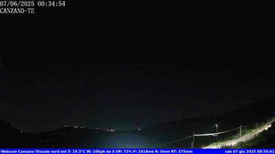 immagine della webcam nei dintorni di Arsita: webcam Canzano