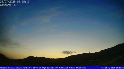 immagine della webcam nei dintorni di Arsita: webcam Canzano