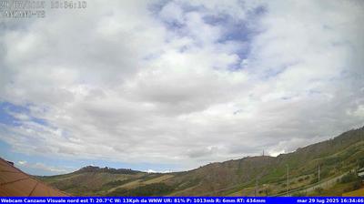 immagine della webcam nei dintorni di Arsita: webcam Canzano