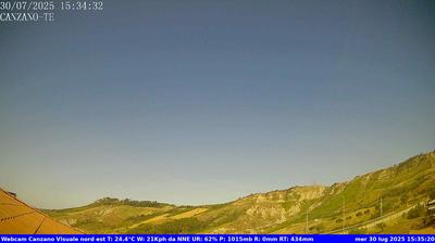 immagine della webcam nei dintorni di Scerne: webcam Canzano