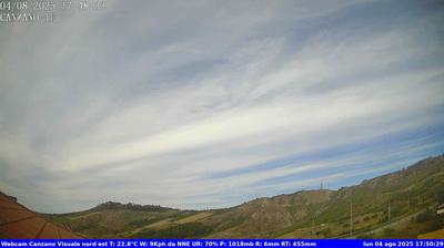 immagine della webcam nei dintorni di Castelli: webcam Canzano