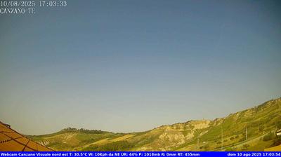 immagine della webcam nei dintorni di Isola del Gran Sasso d'Italia: webcam Canzano