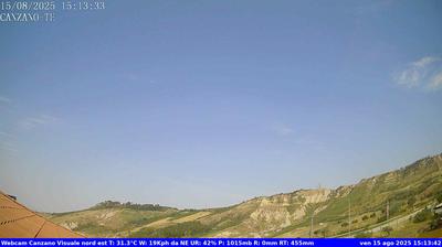 immagine della webcam nei dintorni di Ascoli Piceno: webcam Canzano