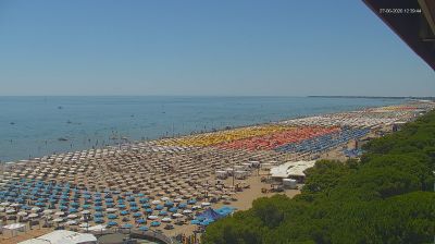 immagine della webcam nei dintorni di Trieste Ronchi dei Legionari: webcam Lignano Sabbiadoro