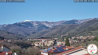 immagine della webcam nei dintorni di Passo della Consuma: webcam Loro Ciuffenna