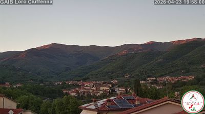 immagine della webcam nei dintorni di Castelfranco di Sopra: webcam Loro Ciuffenna