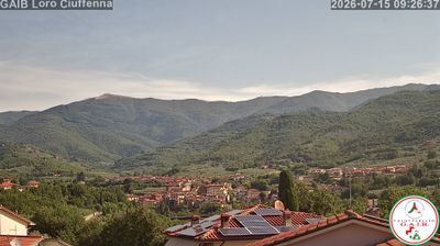 immagine della webcam nei dintorni di Rignano sull'Arno: webcam Loro Ciuffenna