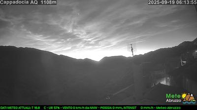 immagine della webcam nei dintorni di Castellafiume: webcam Cappadocia