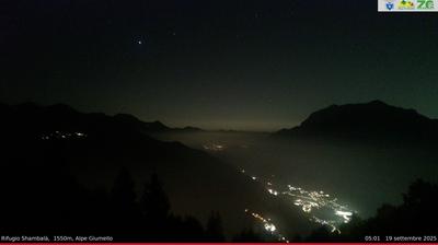 immagine della webcam nei dintorni di Valtorta: webcam Alpe Giumello