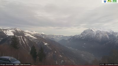 immagine della webcam nei dintorni di Pianello del Lario: webcam Alpe Giumello