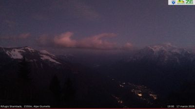 immagine della webcam nei dintorni di Morbegno: webcam Alpe Giumello