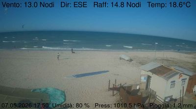 immagine della webcam nei dintorni di Senigallia: webcam Marzocca