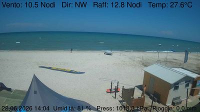 immagine della webcam nei dintorni di Senigallia: webcam Marzocca