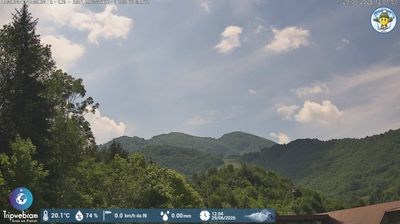 immagine della webcam nei dintorni di Villanova Mondovì: webcam Pancani