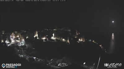immagine della webcam nei dintorni di Riccò del Golfo di Spezia: webcam Corniglia
