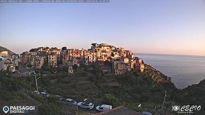 immagine della webcam nei dintorni di Riccò del Golfo di Spezia: webcam Corniglia