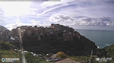 immagine della webcam nei dintorni di Riccò del Golfo di Spezia: webcam Corniglia