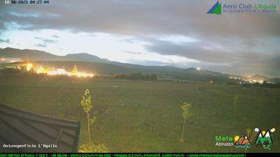 immagine della webcam nei dintorni di Pizzoli: webcam Sant'Eusanio Forconese