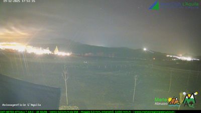 immagine della webcam nei dintorni di Pizzoli: webcam Sant'Eusanio Forconese
