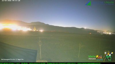 immagine della webcam nei dintorni di Rocca di Mezzo: webcam Sant'Eusanio Forconese