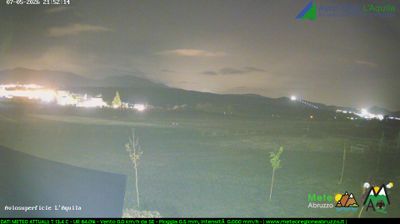 immagine della webcam nei dintorni di Lucoli: webcam Sant'Eusanio Forconese