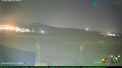 immagine della webcam nei dintorni di Rocca di Mezzo: webcam Sant'Eusanio Forconese