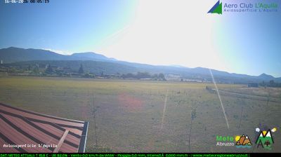 immagine della webcam nei dintorni di Rocca di Cambio: webcam Sant'Eusanio Forconese