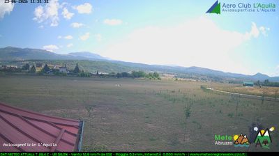 immagine della webcam nei dintorni di Lucoli: webcam Sant'Eusanio Forconese