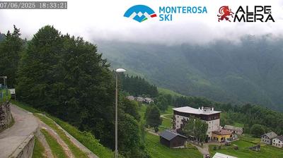 immagine della webcam nei dintorni di Tavigliano: webcam Alpe di Mera